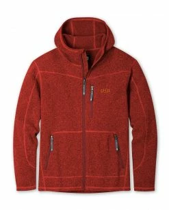 Cheap 😀 Stio Men's Wilcox Fleece Hoodie 👏 -Stio Sales Shop M Wilcox Fleece Hoodie Risk Red