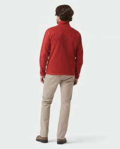 Cheap 🧨 Stio Men's Wilcox Fleece Jacket 🛒 -Stio Sales Shop M Wilcox Fleece Jacket Risk Red 2 Full