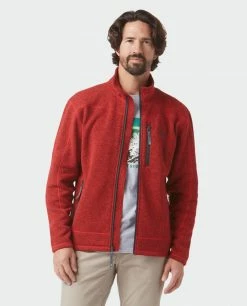 Cheap 🧨 Stio Men's Wilcox Fleece Jacket 🛒 -Stio Sales Shop M Wilcox Fleece Jacket Risk Red 5 Top
