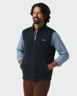 Best Sale 🤩 Stio Men's Wilcox Fleece Vest 😉 -Stio Sales Shop M Wilcox Fleece Vest Mountain Shadow 2