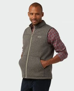Best Sale 🤩 Stio Men's Wilcox Fleece Vest 😉 -Stio Sales Shop M Wilcox Fleece Vest Scorched Rock 1
