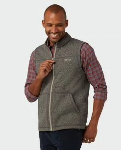 Best Sale 🤩 Stio Men's Wilcox Fleece Vest 😉 -Stio Sales Shop M Wilcox Fleece Vest Scorched Rock 2