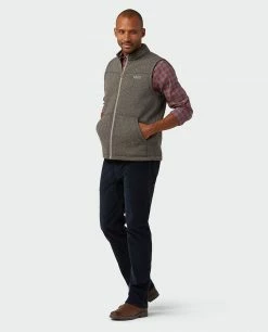 Best Sale 🤩 Stio Men's Wilcox Fleece Vest 😉 -Stio Sales Shop M Wilcox Fleece Vest Scorched Rock 4