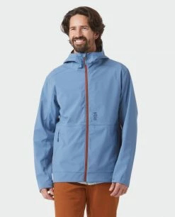 Budget ❤️ Stio Men's Windy Mile INFINIUM™ Jacket 😉 -Stio Sales Shop M Windy Mile INFINIUM Jacket Sturdy Blue 3 Top