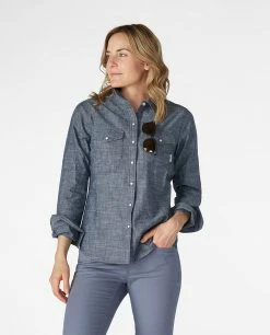 Best Pirce 👏 Stio Women's Ashton Chambray 👕 Shirt - Past Season 👏 -Stio Sales Shop W Ashton Chambray Shirt Dark Chambray 1 2b5782e0 b711 4ad5 ae5a bf5cda1cf818