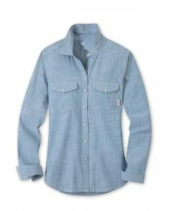 Best Pirce 👏 Stio Women's Ashton Chambray 👕 Shirt - Past Season 👏 -Stio Sales Shop W Ashton Chambray Shirt Light Chambray 10adb175 ee64 4543 aea0 97423eb0645e