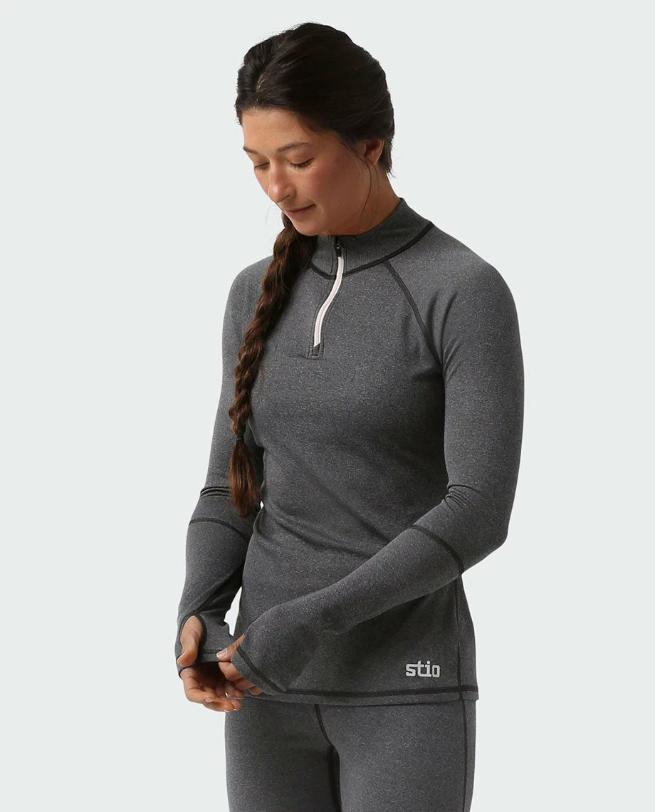 Cheap 👍 Stio Women's Basis Power Wool™ Zip Neck 🛒 3 Cheap 👍 Stio Women's Basis Power Wool™ Zip Neck 🛒 - Image 3