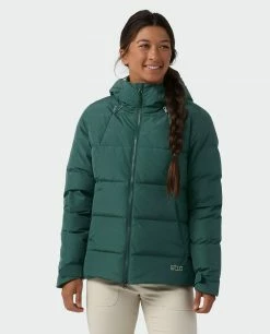 Best deal ⭐ Stio Women's Colter INFINIUM™ Down Jacket 🎉 -Stio Sales Shop W Colter Infinium Down Jacket Treeline Green 1