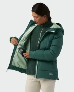 Best deal ⭐ Stio Women's Colter INFINIUM™ Down Jacket 🎉 -Stio Sales Shop W Colter Infinium Down Jacket Treeline Green 5