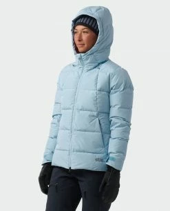Best deal ⭐ Stio Women's Colter INFINIUM™ Down Jacket 🎉 -Stio Sales Shop W Colter Infinium Down Jacket Wind River Blue 4