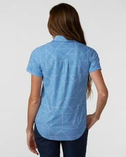 Promo 🧨 Stio Women's Curtis Camp 👚 Shirt SS 🛒 -Stio Sales Shop W Curtis Camp Shirt SS Lakeside Bandana Print 2