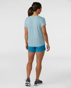 New 🛒 Stio Women's Divide Shift 👕 Shirt SS ⌛ -Stio Sales Shop W Divide Shift Shirt SS Misty Cloud 4