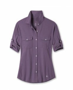 Deals 😍 Stio Women's Divide 👚 Shirt 🛒 -Stio Sales Shop W Divide Shirt Grand Purple