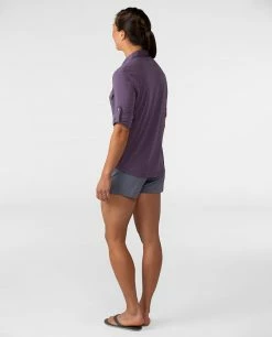 Deals 😍 Stio Women's Divide 👚 Shirt 🛒 -Stio Sales Shop W Divide Shirt Grand Purple 4