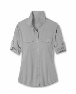 Deals 😍 Stio Women's Divide 👚 Shirt 🛒 -Stio Sales Shop W Divide Shirt Quiet Gray