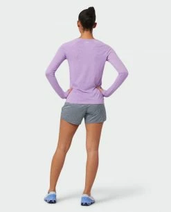 New ⭐ Stio Women's Divide Tee LS ✔️ -Stio Sales Shop W Divide Tech Tee LS Lavender Field Heather 2 Full