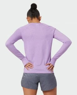 New ⭐ Stio Women's Divide Tee LS ✔️ -Stio Sales Shop W Divide Tech Tee LS Lavender Field Heather 4 Top