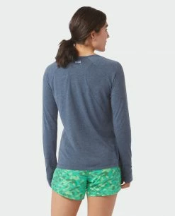 New ⭐ Stio Women's Divide Tee LS ✔️ -Stio Sales Shop W Divide Tech Tee LS Mountain Shadow Heather 4 Top