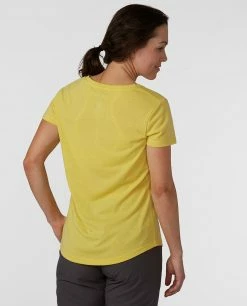 Flash Sale 🎁 Stio Women's Divide V-Neck SS ⭐ -Stio Sales Shop W Divide Vneck SS Dazzling Sunflower 2