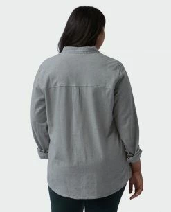 Top 10 ⭐ Stio Women's Dovetail Lightweight Flannel 👚 Shirt ⭐ -Stio Sales Shop W Dovetail Flannel Shirt Moon Dust Alt 3