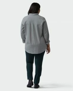 Top 10 ⭐ Stio Women's Dovetail Lightweight Flannel 👚 Shirt ⭐ -Stio Sales Shop W Dovetail Flannel Shirt Moon Dust Alt 5