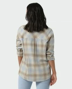 Top 10 ⭐ Stio Women's Dovetail Lightweight Flannel 👚 Shirt ⭐ -Stio Sales Shop W Dovetail Lightweight Flannel Shirt Bone White Plaid 2