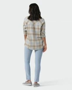 Top 10 ⭐ Stio Women's Dovetail Lightweight Flannel 👚 Shirt ⭐ -Stio Sales Shop W Dovetail Lightweight Flannel Shirt Bone White Plaid 5