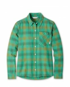 Top 10 ⭐ Stio Women's Dovetail Lightweight Flannel 👚 Shirt ⭐ -Stio Sales Shop W Dovetail Lightweight Flannel Shirt Greenery Plaid