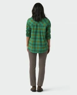Top 10 ⭐ Stio Women's Dovetail Lightweight Flannel 👚 Shirt ⭐ -Stio Sales Shop W Dovetail Lightweight Flannel Shirt Greenery Plaid 5