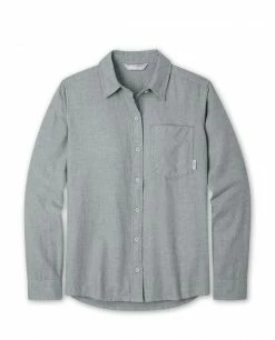 Top 10 ⭐ Stio Women's Dovetail Lightweight Flannel 👚 Shirt ⭐ -Stio Sales Shop W Dovetail Lightweight Flannel Shirt Moon Dust Heather