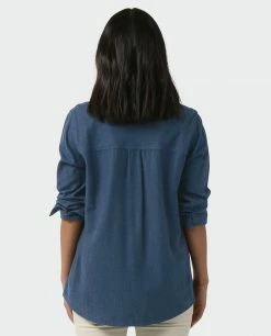 Top 10 ⭐ Stio Women's Dovetail Lightweight Flannel 👚 Shirt ⭐ -Stio Sales Shop W Dovetail Lightweight Flannel Shirt Mountain Shadow Heather 3