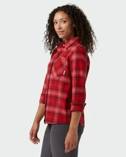 Top 10 ⭐ Stio Women's Dovetail Lightweight Flannel 👚 Shirt ⭐ -Stio Sales Shop W Dovetail Lightweight Flannel Shirt Pink Elation Plaid 2