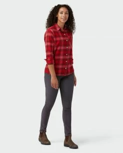 Top 10 ⭐ Stio Women's Dovetail Lightweight Flannel 👚 Shirt ⭐ -Stio Sales Shop W Dovetail Lightweight Flannel Shirt Pink Elation Plaid 4