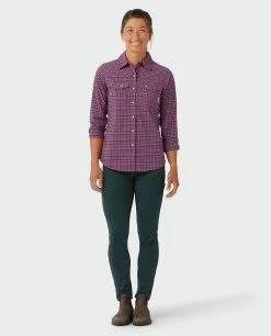 New ⭐ Stio Women's Eddy 👕 Shirt LS 🤩 -Stio Sales Shop W Eddy Shirt LS Backyard Berry Plaid 4 b83cf8bf 4330 4b96 b381 166968cf52cb