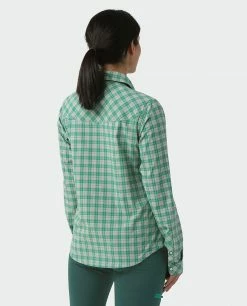 New ⭐ Stio Women's Eddy 👕 Shirt LS 🤩 -Stio Sales Shop W Eddy Shirt LS Greenery Plaid 4 4a2ddfa0 8742 42d8 8c49 e8267c7d2edc