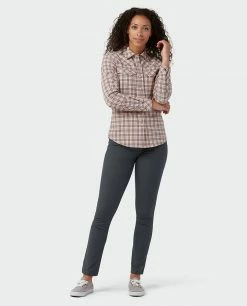 New ⭐ Stio Women's Eddy 👕 Shirt LS 🤩 -Stio Sales Shop W Eddy Shirt LS Steel Plaid 4 70819df0 c359 421b 99cb e4580e11d3bf