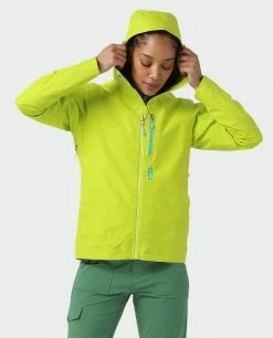 Discount 🛒 Stio Women's Ender PACLITE® Hooded Jacket 🥰 -Stio Sales Shop W Ender Paclite Hooded Jacket Lime Zest 5 Top