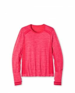 Outlet ✨ Stio Women's Basis® Seamless Tech Crew 🧨 -Stio Sales Shop W Full Range Seamless Crew Pink Elation Heather