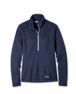 New 🥰 Stio Women's Gannett Peak Fleece Half Zip 🔥 -Stio Sales Shop W Gannet Peak Half Zip Mountain Shadow