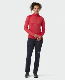 New 🥰 Stio Women's Gannett Peak Fleece Half Zip 🔥 -Stio Sales Shop W Gannett Peak Half Zip Risk Red 4
