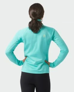 New 🥰 Stio Women's Gannett Peak Fleece Half Zip 🔥 -Stio Sales Shop W Gannett Peak Half Zip Turquoise Rest 4 Top