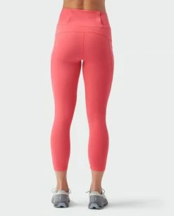 Budget 🛒 Stio Women's Glide Crop Tech Tight 👏 -Stio Sales Shop W Glide Crop Tech Tight Azalea Bloom 4 Bottom