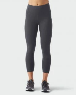Budget 🛒 Stio Women's Glide Crop Tech Tight 👏 -Stio Sales Shop W Glide Crop Tech Tight Boundary Black 3 Bottom