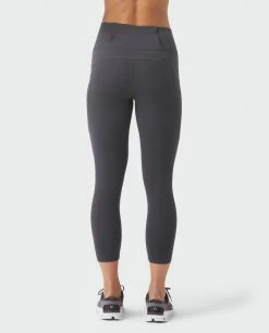 Budget 🛒 Stio Women's Glide Crop Tech Tight 👏 -Stio Sales Shop W Glide Crop Tech Tight Boundary Black 4 Bottom