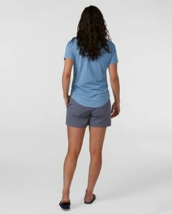 Best Pirce 👍 Stio Women's Hideout Short ⌛ -Stio Sales Shop W Hideout Short Storm Cloud 5