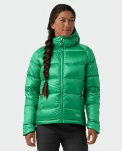 Buy 😍 Stio Women's Hometown Down Hooded Jacket 😍 -Stio Sales Shop W Hometown Down Hooded Jacket Greenery 1