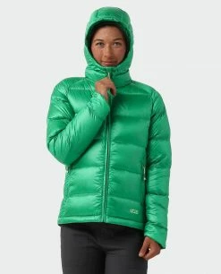 Buy 😍 Stio Women's Hometown Down Hooded Jacket 😍 -Stio Sales Shop W Hometown Down Hooded Jacket Greenery 3