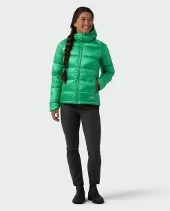 Buy 😍 Stio Women's Hometown Down Hooded Jacket 😍 -Stio Sales Shop W Hometown Down Hooded Jacket Greenery 5