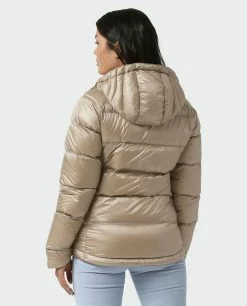 Buy 😍 Stio Women's Hometown Down Hooded Jacket 😍 -Stio Sales Shop W Hometown Down Hooded Jacket Rodeo Dust 3