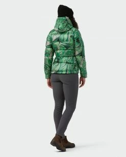 Buy 😍 Stio Women's Hometown Down Hooded Jacket 😍 -Stio Sales Shop W Hometown Down Hooded Jacket Verdant Marble Print 6